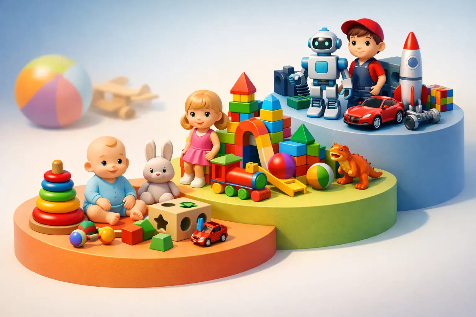 Как да подберем детски играчки по възраст