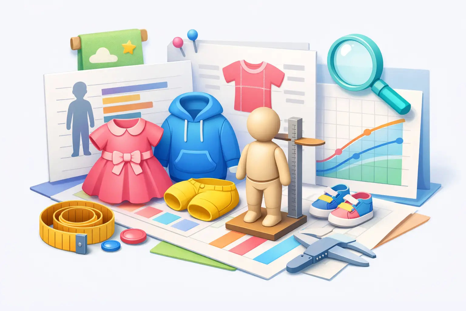 Guide to kids clothing size charts за родители