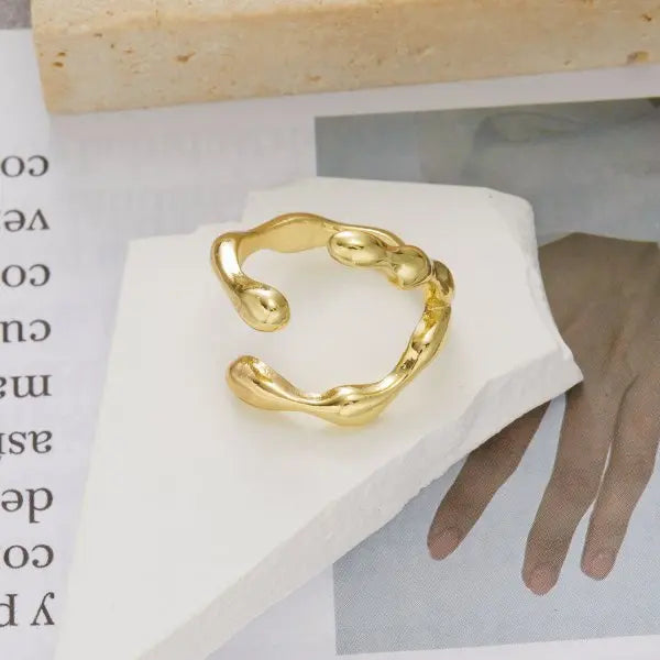 Винтидж пръстени с цвете маргаритка за жени в корейски стил, регулируем пръстен за отваряне, булка, сватба, годеж, бижута, Gif