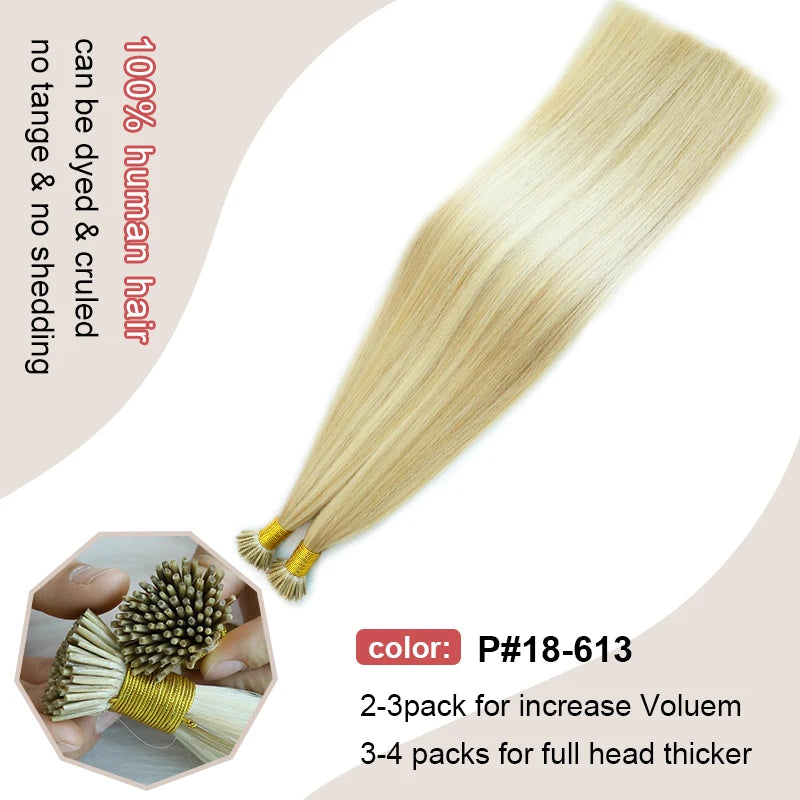 I Tip екстеншъни за коса, прави екстеншъни за коса от човешка коса 40 г/50 г/ комплект капсули с кератин, естествено фюжън, екстеншъни за човешка коса 12-26 инча