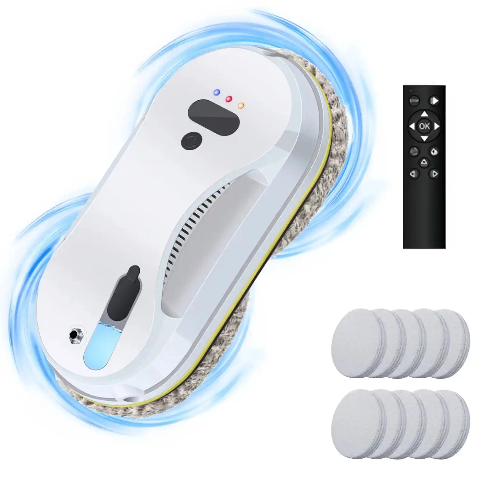 5600PA Ултратънка робот прахосмукачка за почистване на прозорци Роботизиран прозорец Електрическо стъкло Автоматично пръскане с вода Дистанционно управление за дома