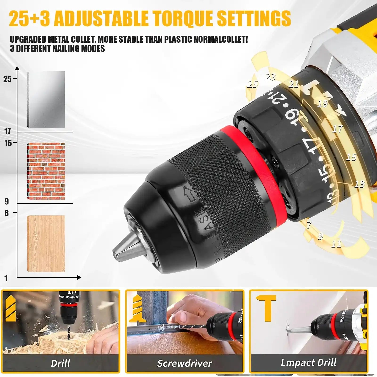 21V безжична ударна бормашина, електрическа отвертка, електрическа перфораторна бормашина, мини безжична ръчна бормашина, литиево-йонна батерия, електрически инструменти