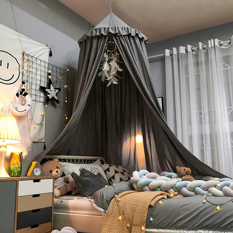 Мрежа против комари Hung Dome за бебе, деца, креватче, легло, палатка, момичета, детско спално бельо, декор за хол, ъглова палатка, мрежа против комари Bebe