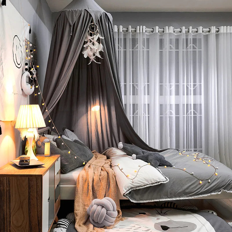 Мрежа против комари Hung Dome за бебе, деца, креватче, легло, палатка, момичета, детско спално бельо, декор за хол, ъглова палатка, мрежа против комари Bebe