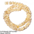 yellow / 8x4mm about 120pcs