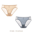 1Nude1SlateBlue / L / 2pcs