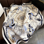 see chart 16 / Real silk 65x65cm