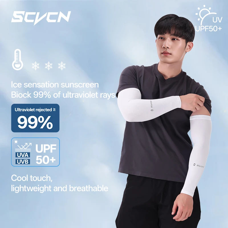 SCVCN Нови ръкави Леки спортни UPF50+ колоездачни ръкави Дишащи на открито Охлаждащи Туризъм Бягане Къмпинг Риболов Ежедневни
