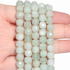 light green jade / 7-8mm about 45pcs