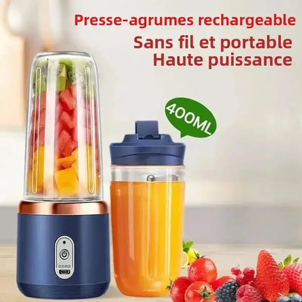6 цвята 400 мл преносим USB блендер електрически сокоизстисквачка за пътуване чаша за смути млечен шейк кухненски мини миксер инструмент