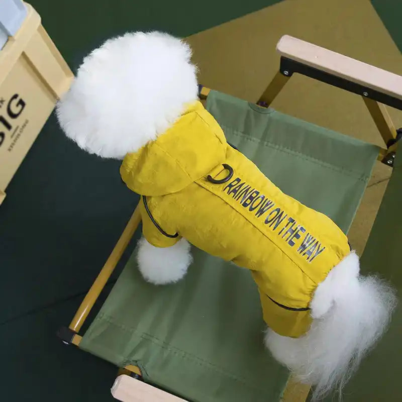 Зимен топъл гащеризон за кучета, водоустойчиво палто за малки и средни кучета, катерене на открито, дрехи за кученца, аксесоари за кучета
