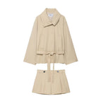 khaki suit / L