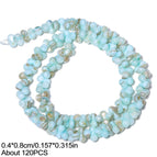 blue / 8x4mm about 120pcs