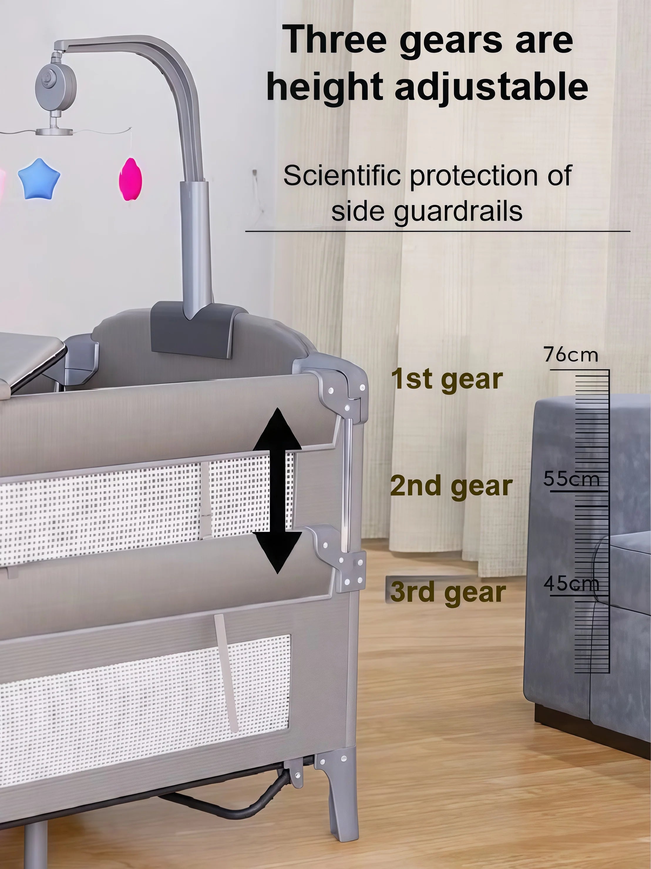 Бебешко легло, бебешко креватче, детско креватче, сгъваема люлка за бебе, конвертируемо бебешко креватче, бебешко кошарка, нощно шкафче за новородено
