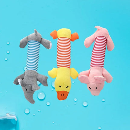 Плюшена играчка за кучета Molar, подходяща за всички кученца, домашни любимци, пищяща играчка за дъвчене, забавна, издръжлива играчка за дъвчене, слон, патица, прасе, домашни любимци, консумативи Molar