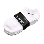 X G 5 Pairs White / One Size