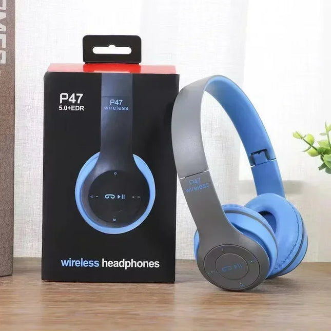 Многофункционални преносими сгъваеми безжични Bluetooth 5.0 слушалки за глава за Bluetooth връзка с TF карта и кабелна връзка