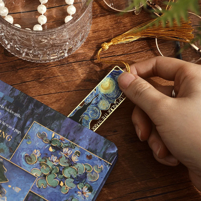 1 бр. Кухо литературно цвете Метална отметка Изящна картина Слънчоглед Ирис Роза Форма Подаръци за любители на книги Писатели Читатели