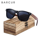 Gloss Black Wood / BARCUR Polarized