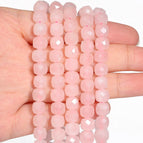 rose quartz / 7-8mm about 45pcs