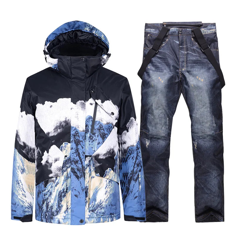 Комплекти за сняг за мъже и жени, костюм за сноуборд, ски дрехи Perfect Moment, ски яке и панталон, костюм за сноуборд, неженски