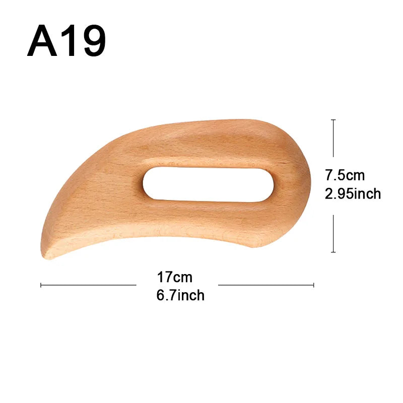 Инструменти за дървесна терапия за оформяне на тялото, дървени инструменти за масаж, лимфен дренажен масажор, инструменти за оформяне на тялото, дървени инструменти за гуа ша