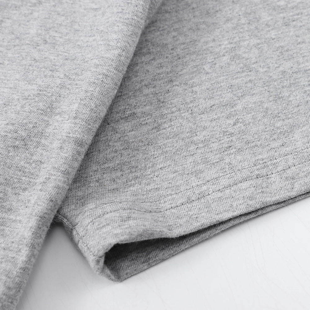 Памучни тениски с щампи на Hawkins за жени, летни топове с къс ръкав, улична тениска с О-образно деколте, големи размери, ежедневни дамски дрехи