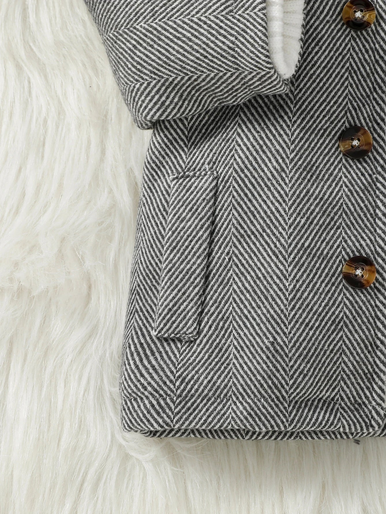 Бебешко/есенно/зимно яке с дълъг ръкав и копчета, 2024 г., ново за момчета, 1-3 години, за носене на открито в китайски стил