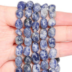 blue sodalite jasper / 8-10mm(41-45pcs)