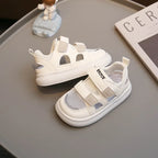 Нови летни дишащи мрежести обувки, детски спортни обувки за момчета и момичета, издълбани, сандали за кънки, готини модни бебешки детски сандали