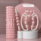 White Pink  45cm foam shaft + leg clamp + massage stick