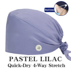 Pastel LIiac Buttons / One Size