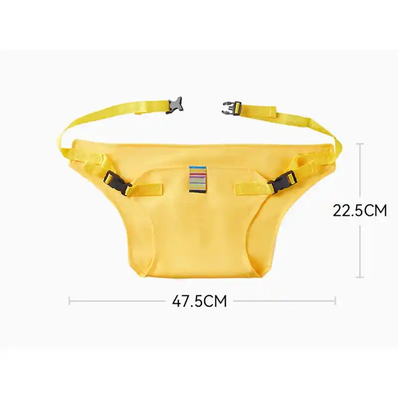 PANGDUBE Предпазен колан за малко дете, предпазен колан за бебешко столче за хранене, преносим сгъваем регулируем колан за хранене, стол за хранене, пътуване