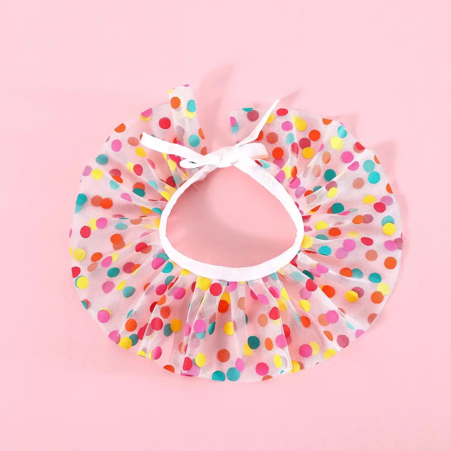 Цветна шапка за рожден ден за куче и котка, регулируем комплект шалове за рожден ден за котки, сладък лигавник за кучета за домашни любимци, рожден ден, обличане, шапка, аксесоари за кучета