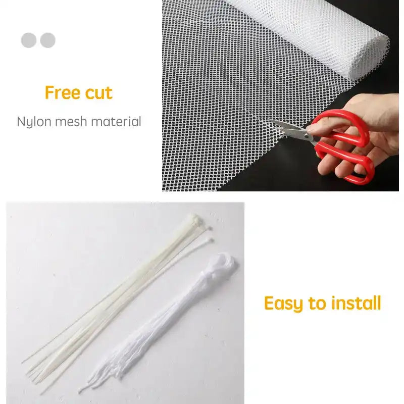 2 м, 3 м, 4,5 м предпазна мрежа за стълби, удебелена фина мрежа за балкон, предпазна мрежа за стълби, защита на деца, предпазна порта за бебета