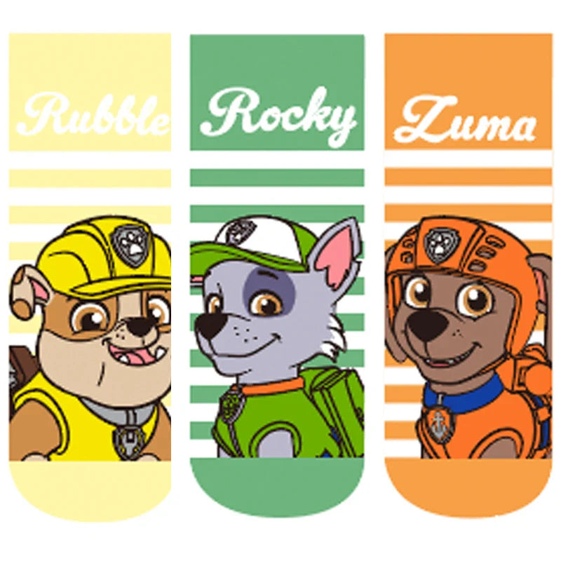 3 чифта/комплект оригинални детски чорапи Paw Patrol, сладки анимационни чорапи, детски модни средни чорапи, памучни чорапи за момчета и момичета, 2-7 години