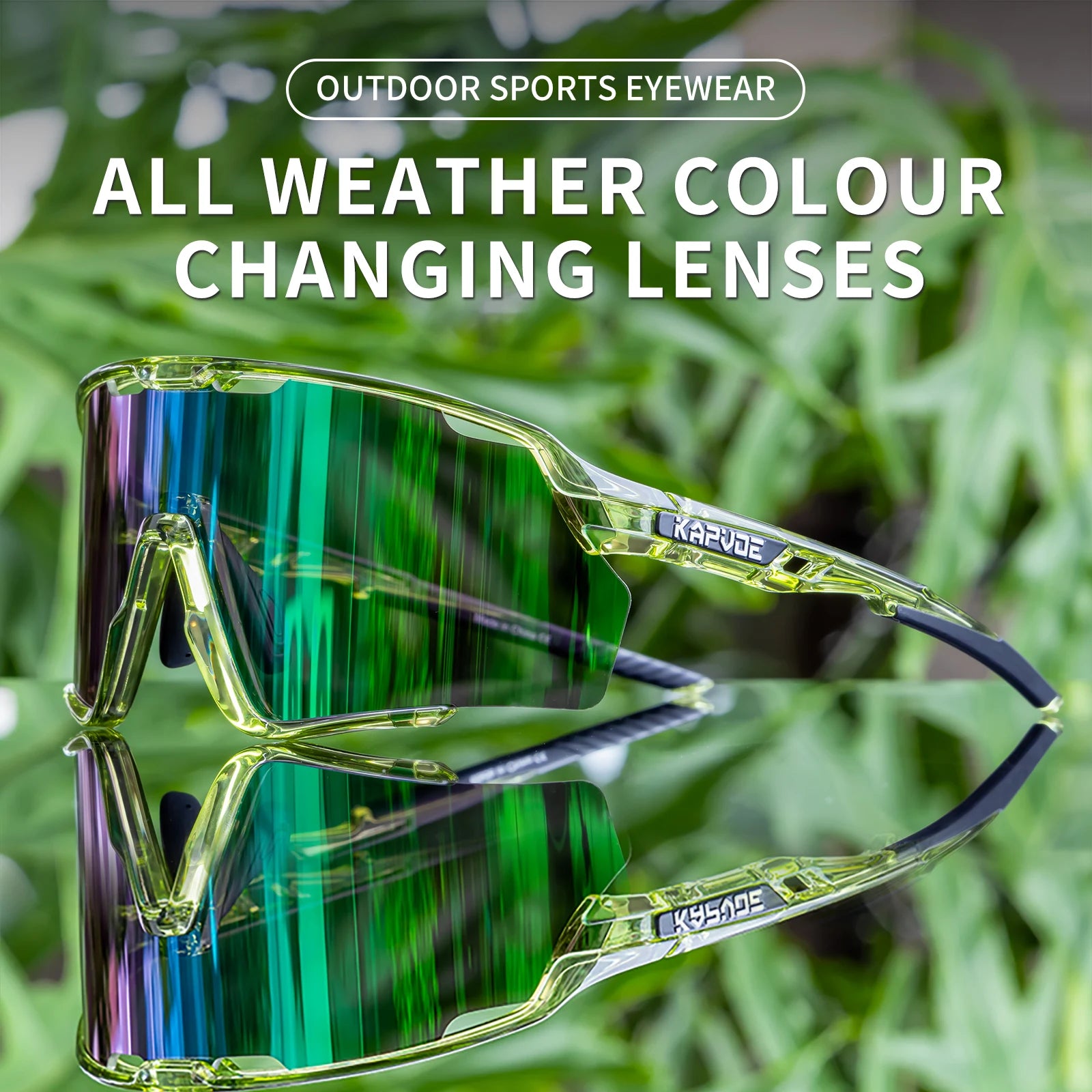 Kapvoe нови фотохромни слънчеви очила за открито, велосипедни, колоездачни очила, планински и шосейни велосипедни очила, жени, мъже, спортни, туристически, UV400 очила