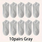 10pairs Grey / One Size