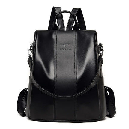 Дамска раница за пътуване Mochila Feminina, дамска кожена раница против кражба, висококачествена чанта за тийнейджърки