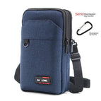 Double zipper Blue
