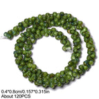 dark green / 8x4mm about 120pcs