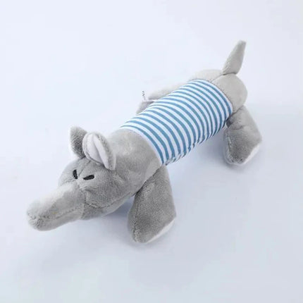 Плюшена играчка за кучета Molar, подходяща за всички кученца, домашни любимци, пищяща играчка за дъвчене, забавна, издръжлива играчка за дъвчене, слон, патица, прасе, домашни любимци, консумативи Molar