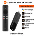 2025 Xiaomi TV Stick 4K 2-ро поколение, Google TV, преносимо стрийминг медийно съдържание с WiFi 6, Netflix Google Assistant, Smart TV Dongle BT5.2