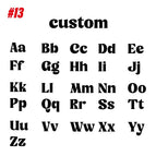 Font 13 / Silver / 35cm for baby