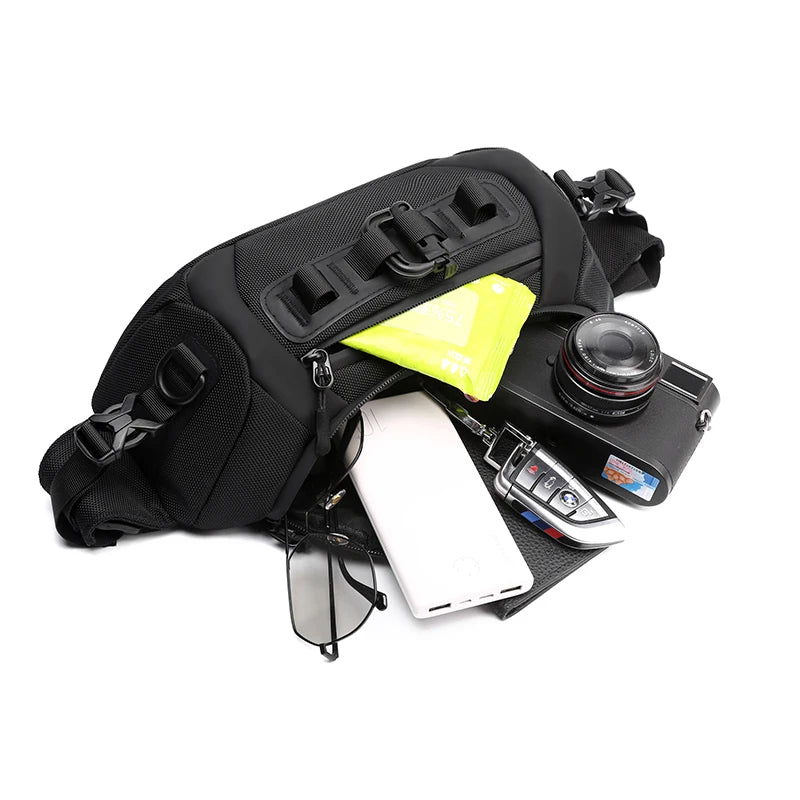 Мъжка чанта за кръста, колан, презрамка, чанта за гърди, пътуване, многоджобна, военна мода, мъжка найлонова чанта през рамо, чанта през кръста, чанта през кръста