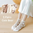 5 Pairs Bear / One Size