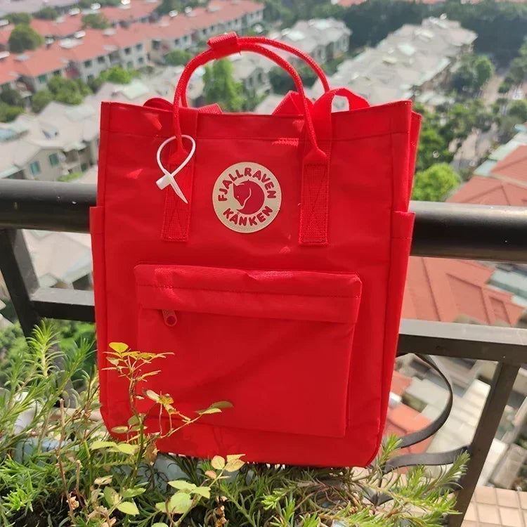 Оригинална чанта за през рамо Fjallraven Kanken с регулируема презрамка, модна двойна чанта за през рамо, неутрална чанта за открито, платнена