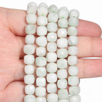 white green jade / 7-8mm about 45pcs
