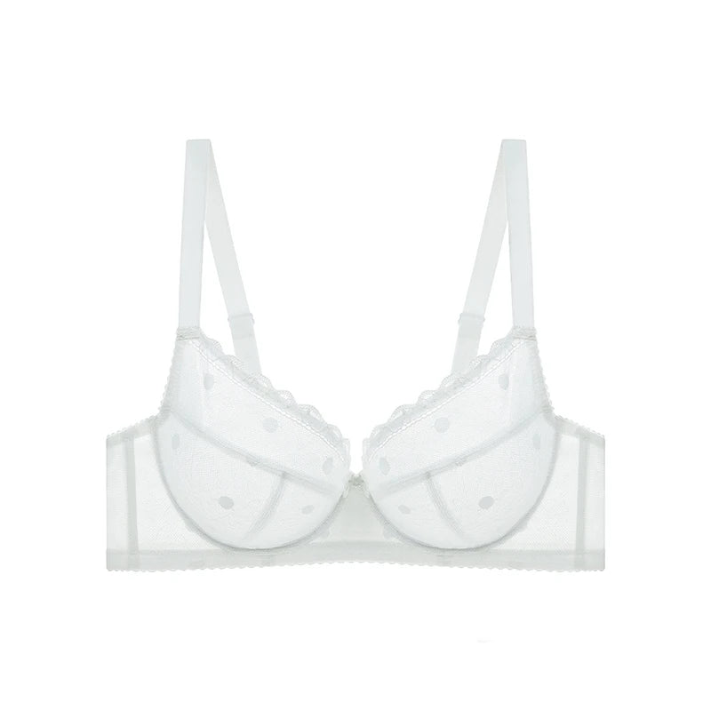 Големият гръден кош изглежда по-малък, сутиенът се събира, сгъва се, за да се предотврати увисването на гърдите, тънък дантелен сутиен за жени с големи размери OWD6103