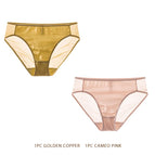 1GoldenCopper1CmPink / L / 2pcs